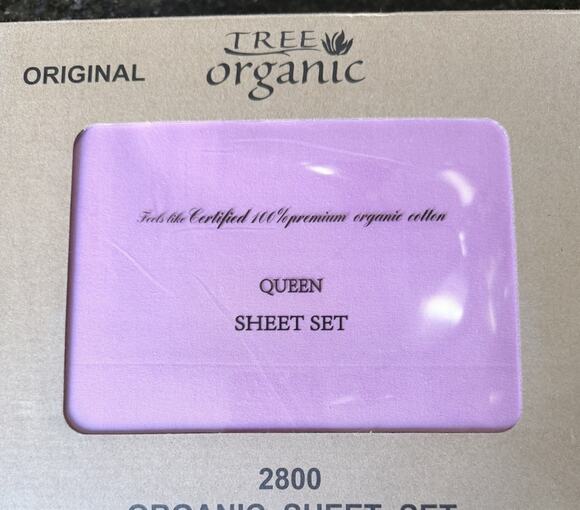 Tree Organic Other - Tree, Organic Queen, Size, Pink Bedsheets, 100% Satisfied, Cotton New